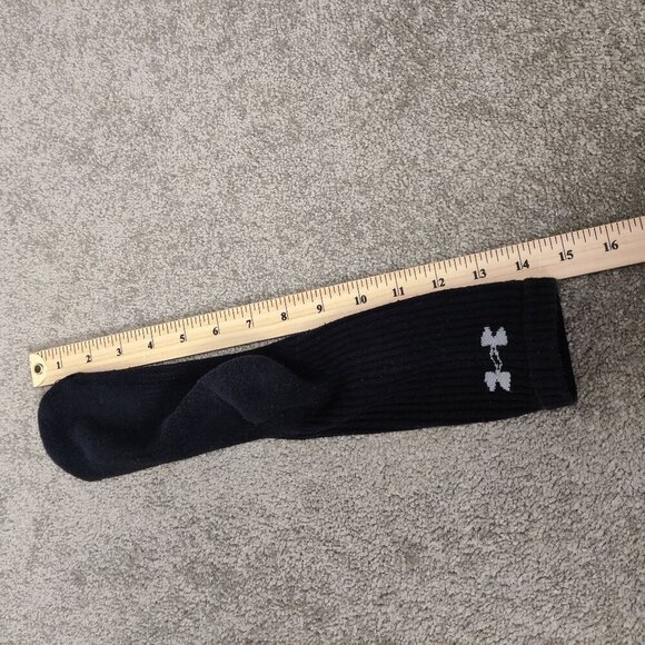 Under Armour Men's Crew Socks OS Set of 5 Pairs Black And White Performance Wear - Picture 2 of 4